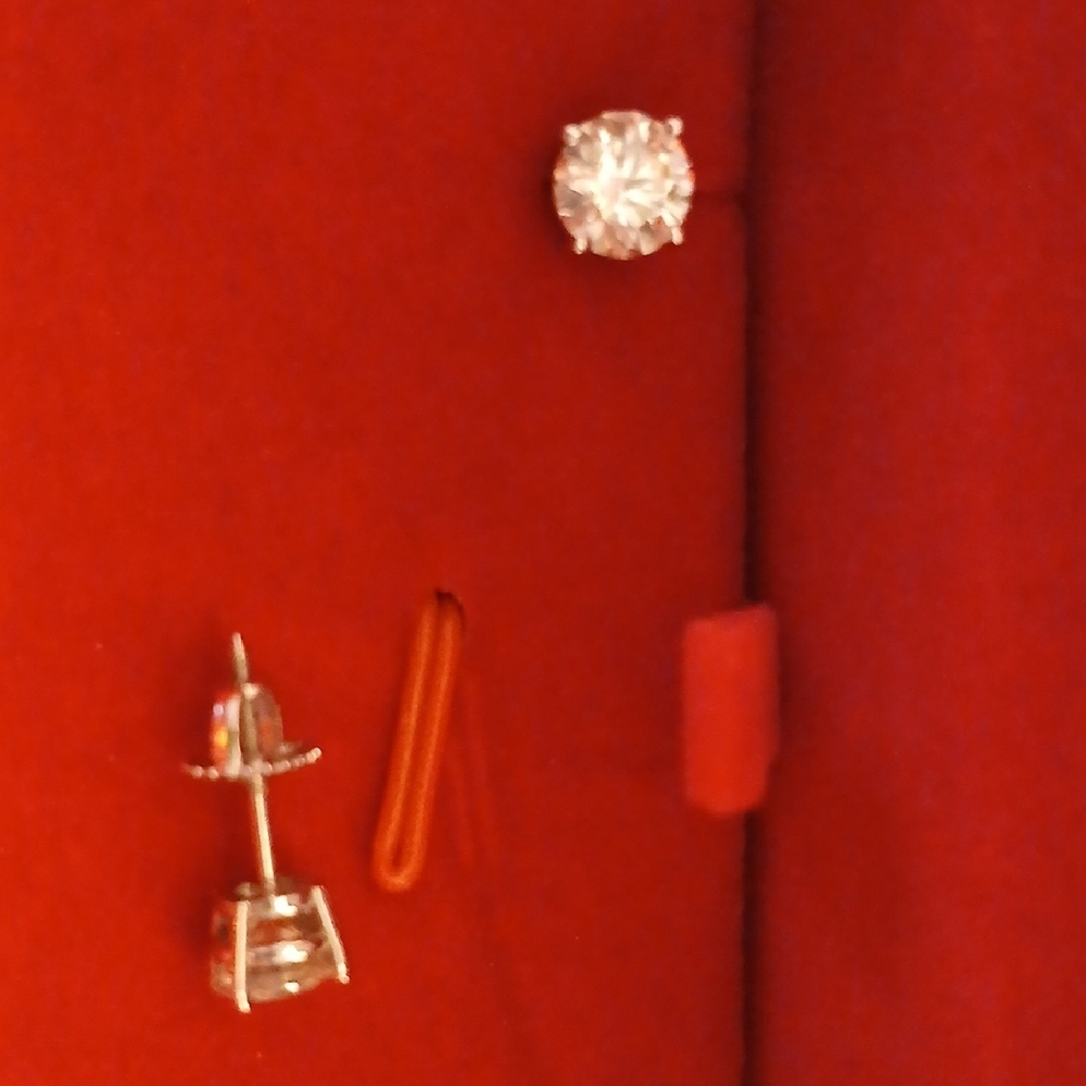 Authentic Lab Grown Diamond Studs - Picture 4 of 6